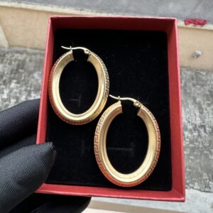18k Italian Gold Plated Earring