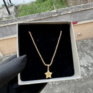 18K Gold plated Star Necklace