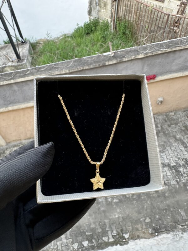 18K Gold plated Star Necklace