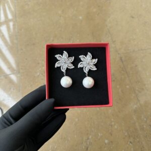 JZE030 - Zirconia Pearl Earring