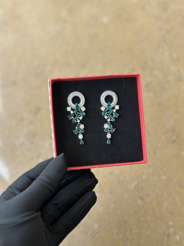JZE032 - Zirconia Party Earring - Image 2