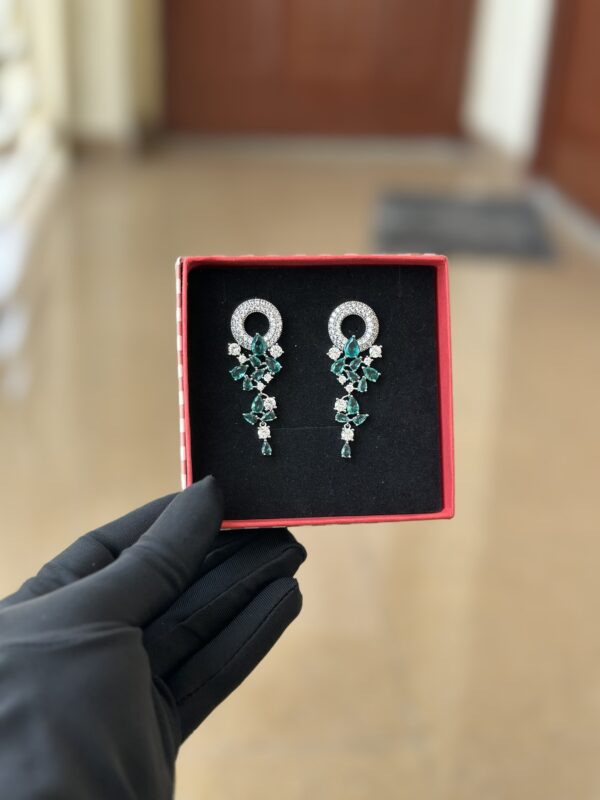 JZE032 - Zirconia Party Earring - Image 3