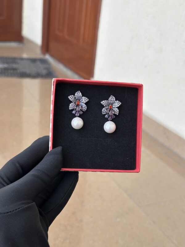 JZE044 - Zirconia Party Earring - Image 2