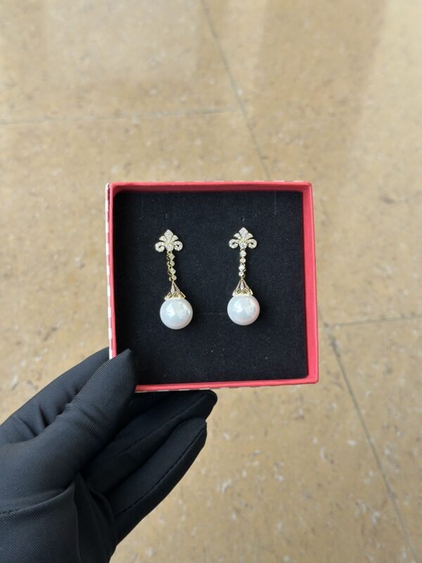 JZE039 - Zirconia Pearl Earring
