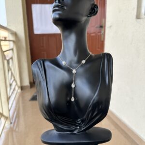 JZN001 - Zirconia Gold Necklace