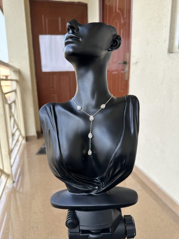 JZN001 - Zirconia Gold Necklace