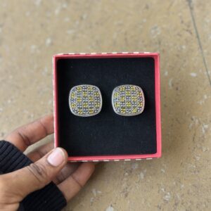 FVE022 - Silver V Earrings