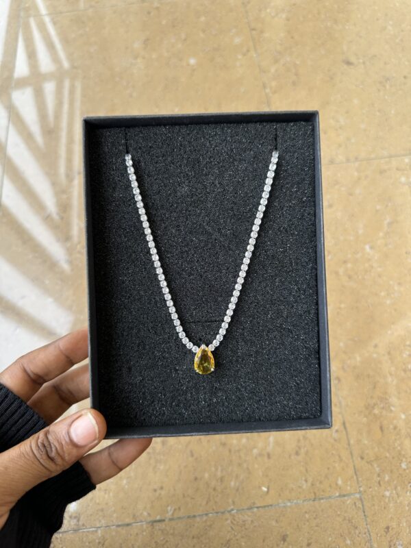 JZN022 - Zirconia Necklace - Image 3